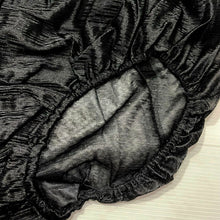 Load image into Gallery viewer, x2 Vintage Panties Nylon Lace Silky Bikini Hi Briefs Knicker Black Underwear LL