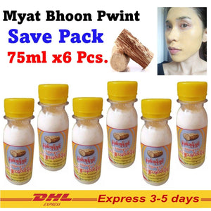 6x Original Myat Bhoon Pwint Thanakha Lotion Sun Block Smooth Face Natural