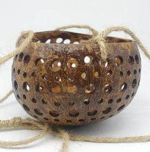 Load image into Gallery viewer, Coconut Shell Hanging Plant Natural Pot Outdoor Garden Home Decor Hanger (2Pcs)