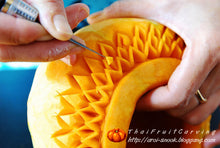 Load image into Gallery viewer, Thai Tool Kitchen Mini Knife Extract Fruit Vegetable Vintage Hand Wooden V.9