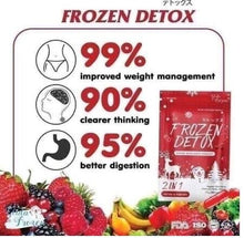 Load image into Gallery viewer, 12x Gluta Frozen Collagen 2in1 whitening+Frozen Detox Natural Cleanse skin capsu