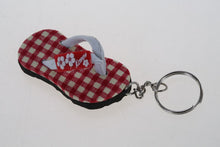 Load image into Gallery viewer, MINI SANDAL Key Chain Fabric ver.2 fancy Idea Handcraft Keyring Lighter Holders