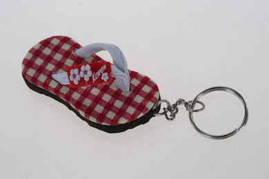 MINI SANDAL Key Chain Fabric ver.2 fancy Idea Handcraft Keyring Lighter Holders