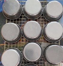 Load image into Gallery viewer, Thai Rice Bowl Aluminium Type Steaming Rice Cup Bake Cooking Food (12 Pcs)