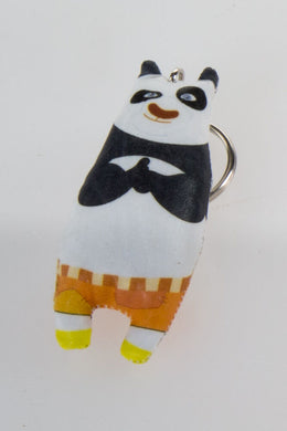 Key Ring Kunfu Panda Movie Cartoon Character Keychain Collectible Fabric Gifts