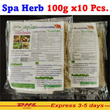 Load image into Gallery viewer, 10x100g Thai Herbs Home Spa Herbal Sauna Steam Relax Detox Body Herb Beauty Skin