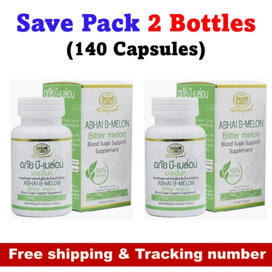 2x Abhai B-Melon Bitter Melon Enhance People Health High Blood Sugar Level Caps