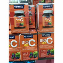 Load image into Gallery viewer, 6 x New BIO C MIX Vitamin C 1000mg Alpha Zinc Radiance Skin Wrinkle 180 Tablets