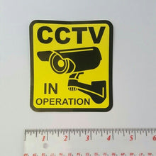 Load image into Gallery viewer, CCTV IN OPERATION Sticker Funny Label Joke Prohibition &amp; Warning Funny Signs