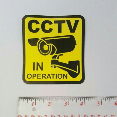 CCTV IN OPERATION Sticker Funny Label Joke Prohibition & Warning Funny Signs