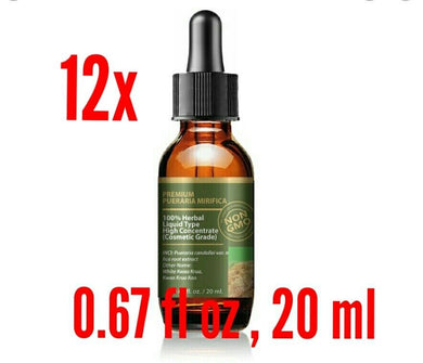 12x Mirifica Extract Nanotechnology Enlarged Breast And Face Skin Firming 20 ml