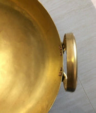 Load image into Gallery viewer, Thai Traditional Wok Brass Pan Home Cooking Food Dessert Katathong Size XL 53cm