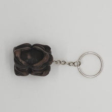 Load image into Gallery viewer, 3 Monkey Philosophy Resin Carve Figurine Keychain Design Cute Wood Color …