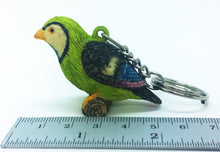 Load image into Gallery viewer, Parrot Resin handmade keyring idea animal birds charm cute pet keychain gifts