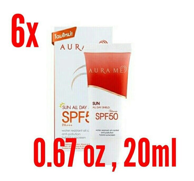 6x Sunscreen Nourishing Skin Moisturizing UVA & UVB SPF50 PA+++ CC Cream 0.67 oz