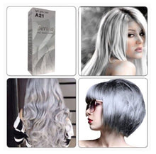 Load image into Gallery viewer, 10x Light Grey Silver Permanent Hair Dye Color Cream of nature Punk Style 60 ml
