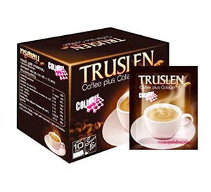 4 x Truslen Plus Collagen Sugar Free Instant Coffee Diet Slimming Shape Drink