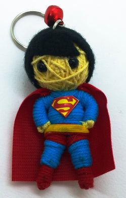 Superman Handmade Rope Keyring Charm SUPER HERO Keyring Cute Souvenir