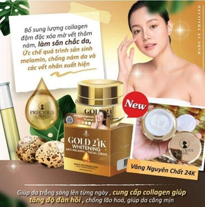 3x Skin Gold 24K Anti Melasma Whitening Facial Cream Anti Acne Freckle Wrinkles