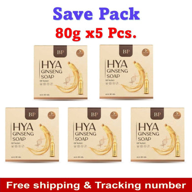 5x BP HYA GINSENG SOAP Skin Clear Shed Old Skin Cells Clean Thoroughly 80g
