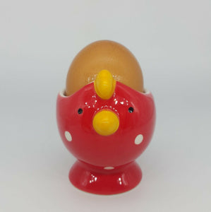 1x New! Egg Cup Holder Hard Soft Boiled Ceramic Kitchen Cute Chicken Cook Food