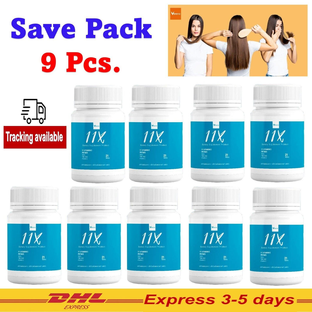 9x Verena 11X Supplement Vitamin Nourish Helps Prevent Hair Loss Hair Healthy
