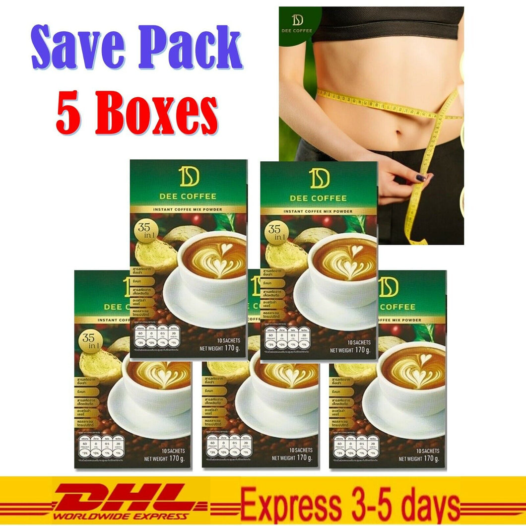 5x Dee Coffee Instant Arabica Collagen Weight Control Bone Health Anti Aging