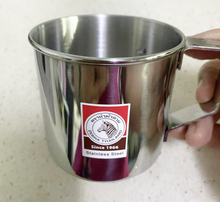 Load image into Gallery viewer, 2x250ml Drinking Water Mug Thai Zebra Brand Kitchenware Silver Stainless Steel