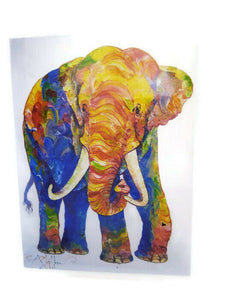 Fine Arts Elephant Magnet Fridge gift set Collection scarce rare Oil painting 6
