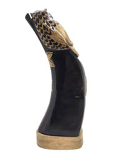 Load image into Gallery viewer, Owl Sculpture Water Buffalo Horn Carved 9&quot; Feng Shui Decor Collectible Gift 2