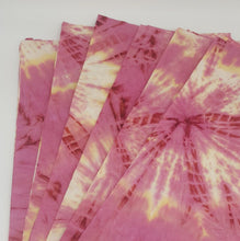 Load image into Gallery viewer, Mulberry Paper Handmade Natural Tie Dyed Card Art Craft A4 (10 Sheets / Pack)