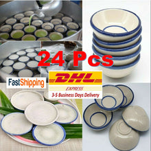 Load image into Gallery viewer, 24 x Mini Bowl Ceramic Cup Thai Dessert Mold Steam Coconut Milk Multi-Purpose