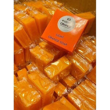 Load image into Gallery viewer, 12x Light Orange Soap Vitamin C AHA Citrus Fruit Acids Scars Reduce Dark Spots