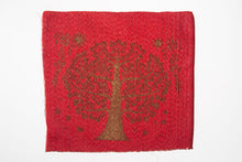 Load image into Gallery viewer, Fabric Red Sacred image Thai Painting Bodhi for Buddha Wall Art Dector.