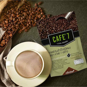 3x Cafe'7 Lega Coffee Cafe Lose White Kidney Bean Extract and Cactus 30 Sachets