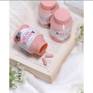 6x Gluta Amice Berry Anti Aging Reduce Wrinkles Face Radiant Beauty Smooth Skin