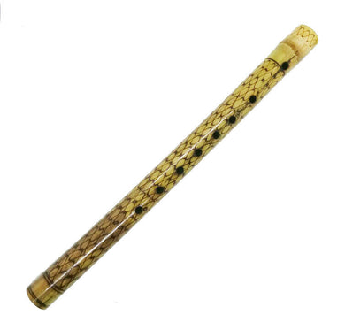 Thai Flute Bamboo Heritage Pipe Natural Wood handmade Musical good Sound Painted
