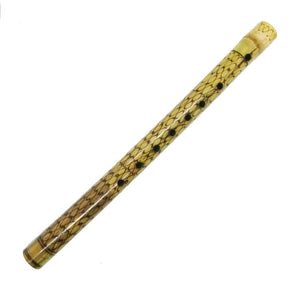 Thai Flute Bamboo Heritage Pipe Natural Wood handmade Musical good Sound Painted