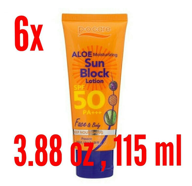 6x Nourishing Skin Moisturizing Sunscreen Sun Block Lotion SPF50 PA+++ 3.88 oz