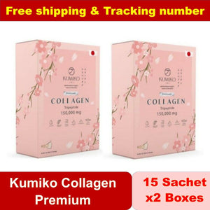 2x KUMIKO Collagen Premium 150,000 mg Good Shape Radiant Skin Aura Soft Smooth