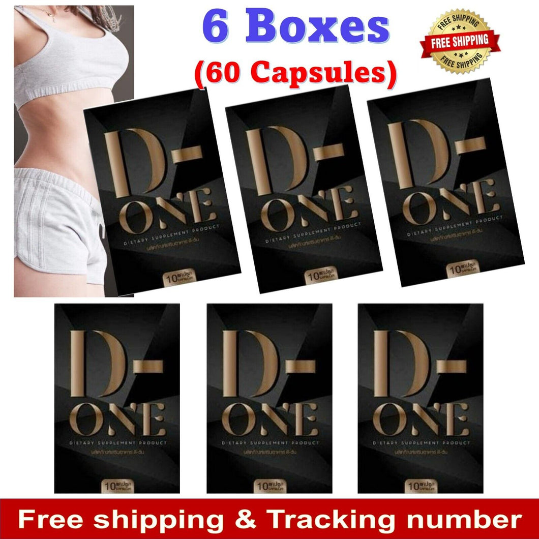 6x D-One Dietary Supplement Control Weight Accelerate Metabolism No Yoyo