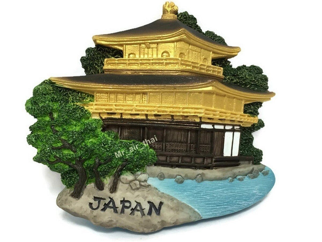 Golden Temple, JAPAN SOUVENIR RESIN 3D FRIDGE MAGNET SOUVENIR TOURIST