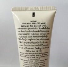 Load image into Gallery viewer, 6X Mistine Egg White Blackhead Remover Peel Off Facial Cleaning Black Face Mask