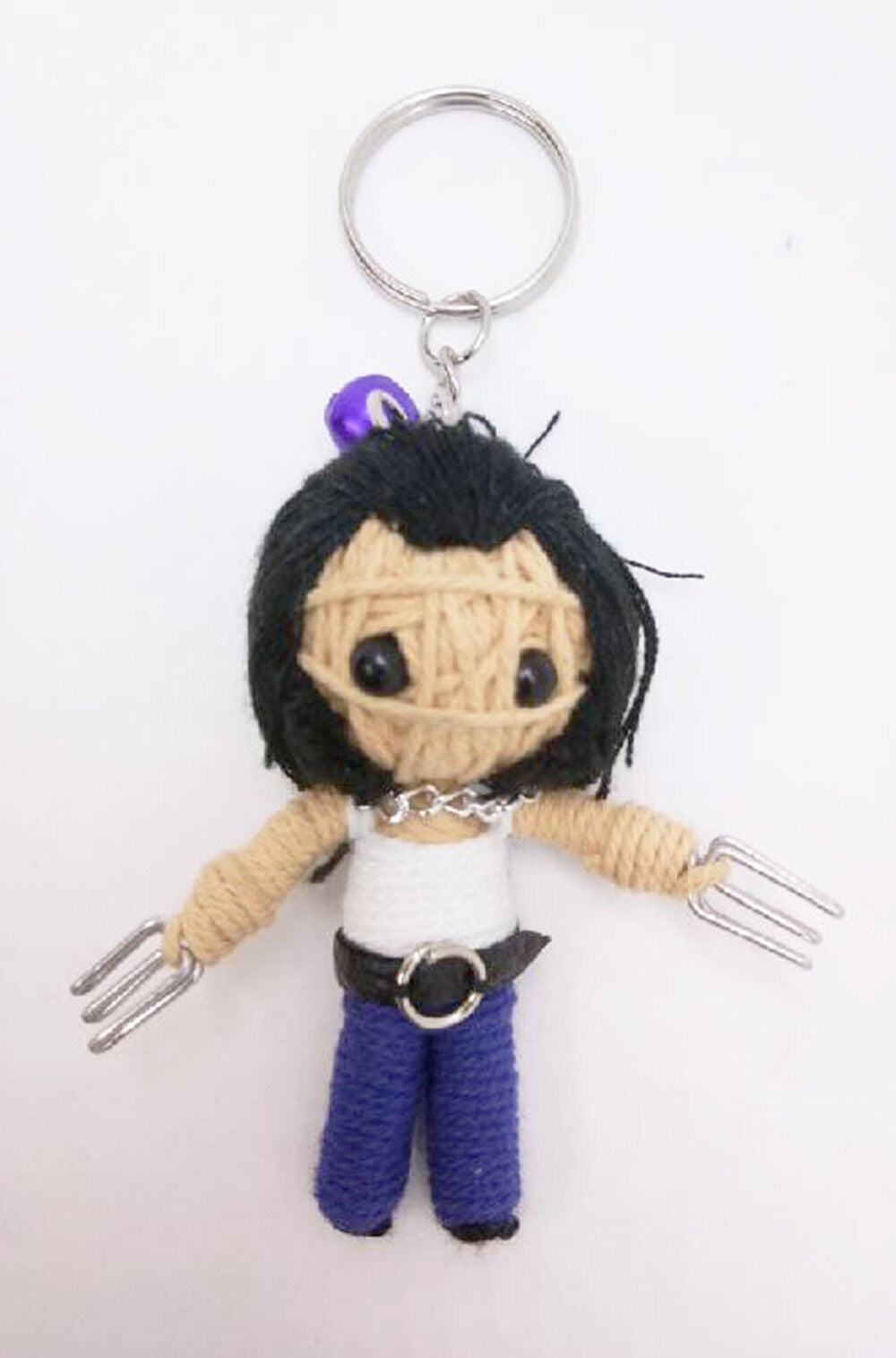 Wolverine Handmade Rope Keyring Charm SUPER HERO Cute Souvenir