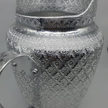 Load image into Gallery viewer, Pitcher Jug Jar Mug Aluminum Liquid Water Vintage Thai Silver Drinking