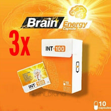 Load image into Gallery viewer, 3x BRAIN Boost Energy Awaken Supplement VitaminC B6 alpha tea extract 10capsules