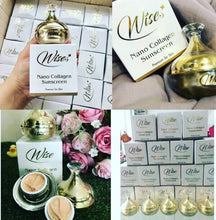 Load image into Gallery viewer, 6Box Wise Nano Collagen Sunscreen Cream For Face Waterproof Sunblock SPF50 PA+++