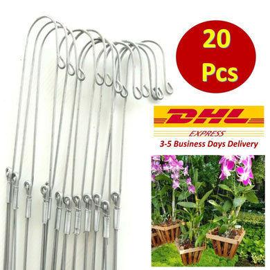 Hanger orchid wire plants hanging ornamental garden tree flower (4 legsx20pcs.)