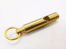 Load image into Gallery viewer, Whistle Blow Brass Thailand NOK-VEED Musical Culture Necklace Keyring Portable