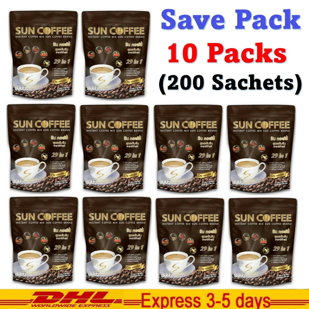 10x Sun Coffee Healthy Instant Coffee Weight Loss 29 in1 Slender No Cholesterol